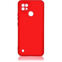 Панель для Realme C21/C21Y/C25Y силиконовая (Цвет: красный)