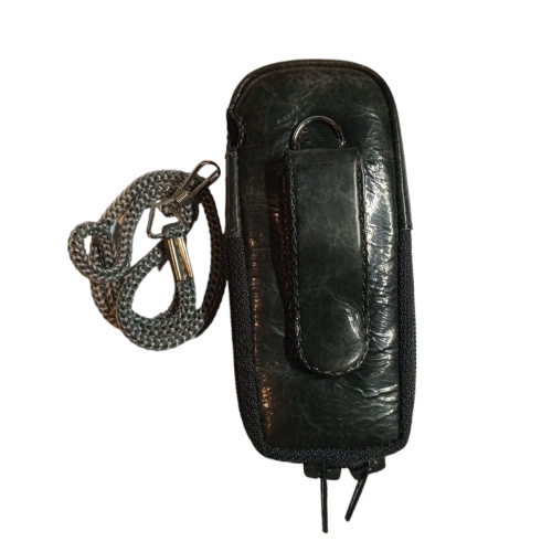 Кожаный чехол для телефона Nokia 3100 "Alan-Rokas" серия "Absolut" (графит) натуральная кожа