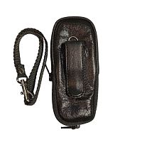 Кожаный чехол для телефона Motorola T192 "Alan-Rokas" серия "Zebra" натуральная кожа