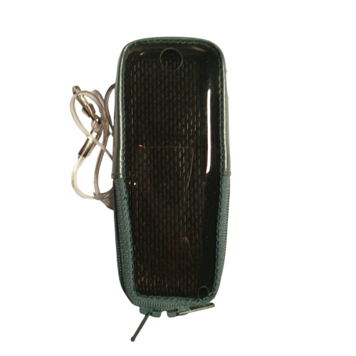 Кожаный чехол для телефона Samsung X120 "Alan-Rokas" серия "Absolut" (аквамарин) натур. кожа фото 3