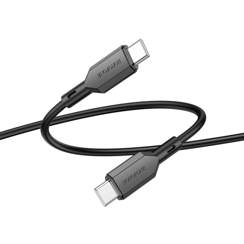 USB для Type-C/Type-C "Borofone" BX70 3.0A 60W 1m черный фото 4