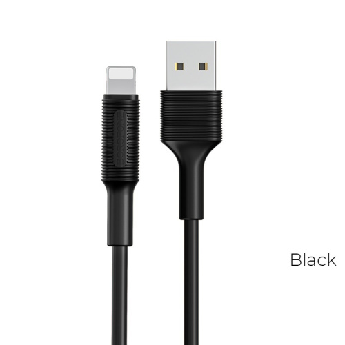 USB для IP Lighting "Borofone" BX1 1M (черный) 