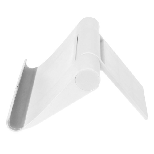 Подставка для телефона/планшета AMFOX S059 с регулировкой угла наклона, белая фото 2