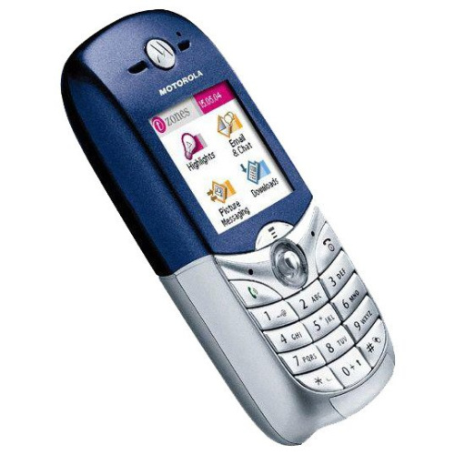 Кожаный чехол для телефона Motorola C650 "Alan-Rokas" серия "Absolut" (синий) натуральная кожа фото 5