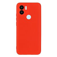 Панель для Xiaomi Redmi A1+/ Redmi A2+/Poco C51 силиконовая Silky soft-touch (Цвет: красный)