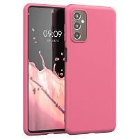 Панель для Samsung A33 5G силиконовая (Цвет: розовый)