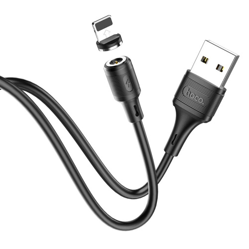 USB для IP Lighting "HOCO" X52 1М (черный) магнитный фото 8