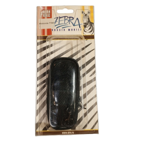 Кожаный чехол для телефона Motorola T192 "Alan-Rokas" серия "Zebra" натуральная кожа фото 4