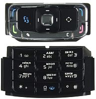 Клавиатура для Nokia N95 с русскими буквами (черная)