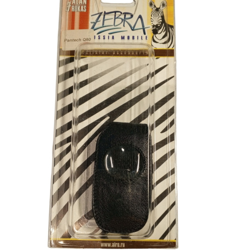 Кожаный чехол для телефона Pantech Q80 "Alan-Rokas" серия "Zebra" натуральная кожа фото 6