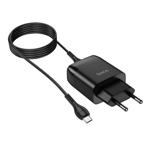 СЗУ micro USB (3A) "HOCO" C72Q , QC3.0 + кабель черное  фото 6