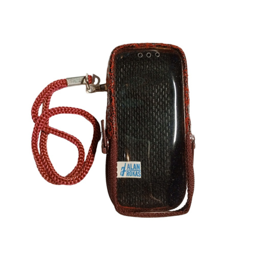 Кожаный чехол для телефона Sony Ericsson T230 "Alan-Rokas" серия "Absolut" (бордовый) натур. кожа фото 3