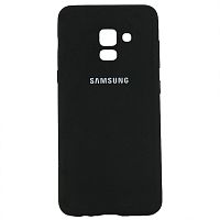 Панель для Samsung A10s (A107) силиконовая NEW (Цвет: черный)