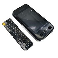 Samsung S5330 Wave 533 - Корпус в сборе с клавиатурой (Цвет: черный)