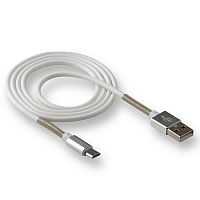 USB micro USB "WALKER" C720 (Цвет: белый) с пружинами
