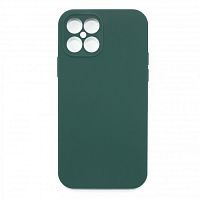 Панель для Huawei Honor X8 силиконовая Silky soft-touch (Цвет: темно-зеленый)