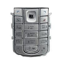 Клавиатура для Nokia 6230i с русскими буквами (серебро)