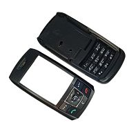 Samsung D900 - Корпус в сборе с клавиатурой, (Цвет: черный)