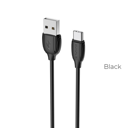 USB to Type C "BOROFONE" BX19 3A 1M (Цвет: черный) 