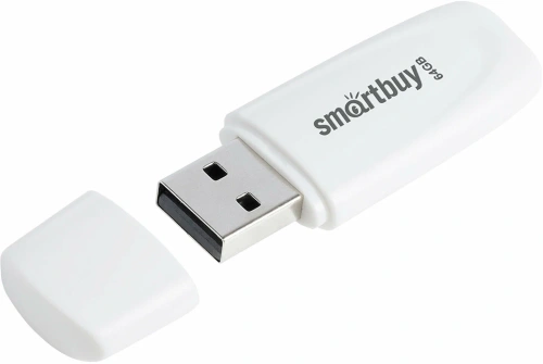 USB Flash 64 GB Smart Buy SCOUT (Цвет: белый) 