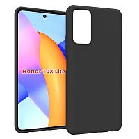Панель для Huawei Honor 10X Lite силиконовая (Цвет: черный)