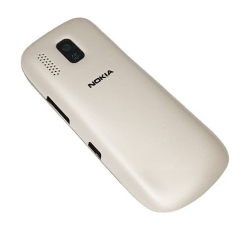 nokia 202/203 asha - корпус в сборе с клавиатурой (цвет: черный) фото 2