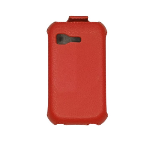 Чехол-книжка для Samsung S5302 Galaxy Pocket Duos (Цвет: красный) вертикальный чехол-флип фото 4