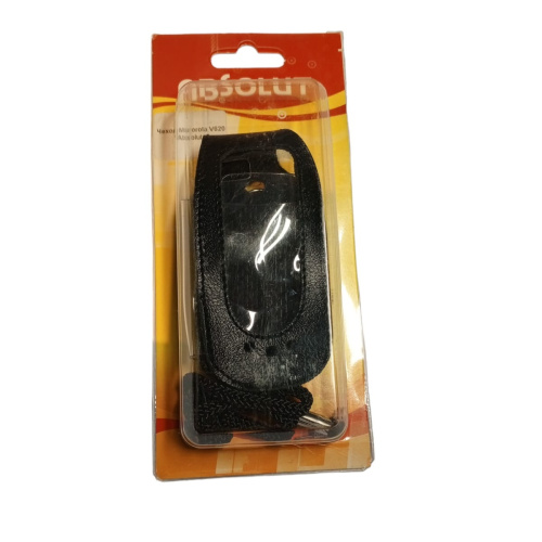Кожаный чехол для телефона Motorola V620 "Alan-Rokas" серия "Absolut" натуральная кожа фото 2