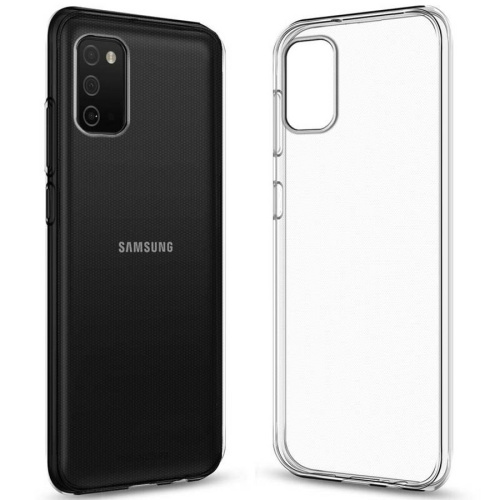 Панель для Samsung A03s (A037) силиконовая 0.6 мм (Цвет: прозрачный)