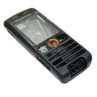 Sony Ericsson W200i - Корпус в сборе (Цвет: черный)