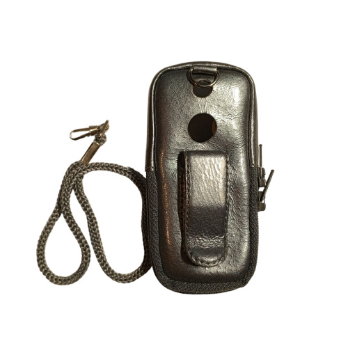 Кожаный чехол для телефона Sony Ericsson K300 "Alan-Rokas" серия "Absolut" (серый метал) натур. кожа