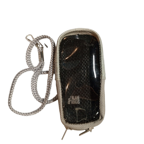 Кожаный чехол для телефона Panasonic G60 "Alan-Rokas" серия "Zebra" (серый) натуральная кожа фото 3