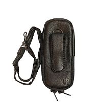 Кожаный чехол для телефона Panasonic GD67 "Alan-Rokas" серия "Zebra" натуральная кожа
