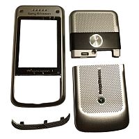 Sony Ericsson W760 - Передняя и задняя панель корпуса (Цвет: серебро)