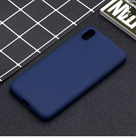 Панель для Samsung A01 Core (A013)/M01 Core силиконовая (Цвет: темно-синий)