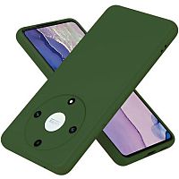 Панель для Huawei Honor X9A силиконовая Silky soft-touch (Цвет: зеленый)