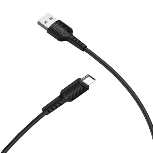 USB micro USB "BOROFONE" BX16 1M 2.0A (черный) фото 5