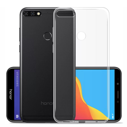 Панель для Huawei Honor 7C/7A Pro/Y6 (2018) силиконовая 0,6 mm (Цвет: прозрачный)