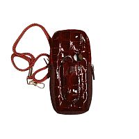 Кожаный чехол для телефона Nokia 3220 "Alan-Rokas" серия "Absolut" (красный) натуральная кожа