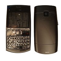 Nokia X2-01 - Корпус в сборе с клавиатурой (Цвет: черный)