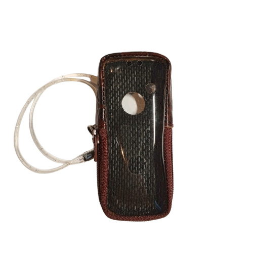 Кожаный чехол для телефона Siemens C75 "Alan-Rokas" серия "Absolut" (бордовый) натуральная кожа фото 4