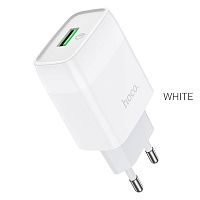 СЗУ с USB выходом 3A "HOCO" C72Q QC3.0 быстрая зарядка (белый)