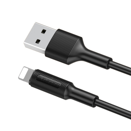 USB для IP Lighting "Borofone" BX1 1M (черный)  фото 5