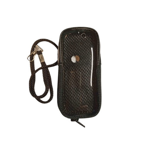 Кожаный чехол для телефона Nokia 5500 "Alan-Rokas" серия "Absolut" (черный) натуральная кожа фото 3
