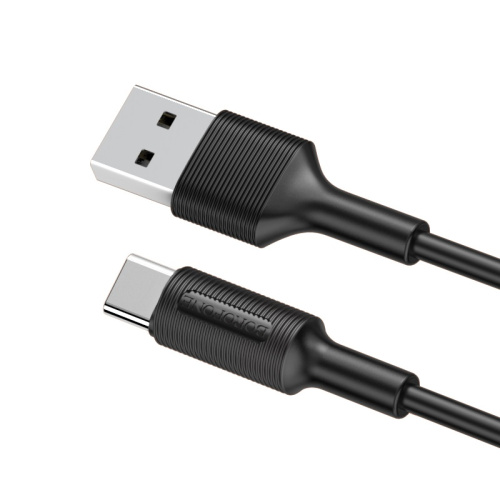 USB to Type C "BOROFONE" BX1 3.0A 1M (Цвет: черный)  фото 5