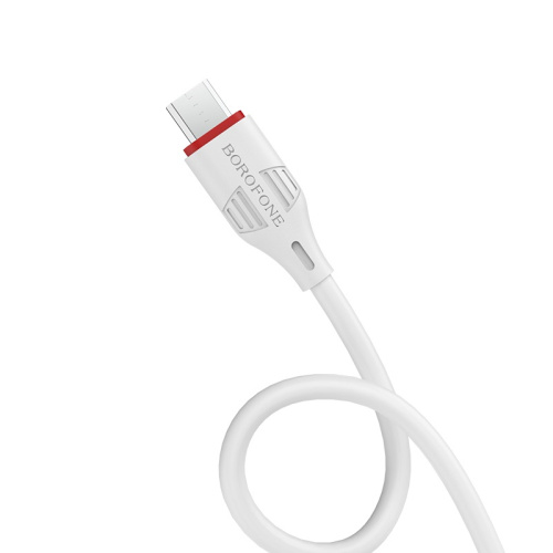 USB micro USB "BOROFONE" BX17 1M 2.0A (белый)  фото 4