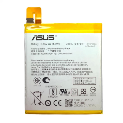 Аккумулятор для Asus Zenfone 3 Laser (ZC551KL) C11P1606 2900mAh