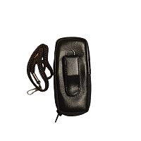 Кожаный чехол для телефона Nokia 6021 "Alan-Rokas" серия "Absolut" (черный) натуральная кожа
