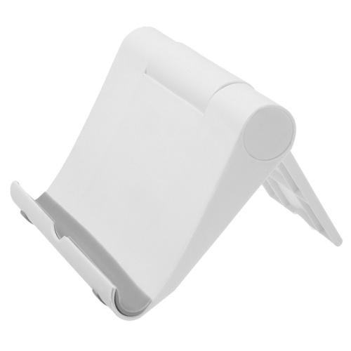 Подставка для телефона/планшета AMFOX S059 с регулировкой угла наклона, белая