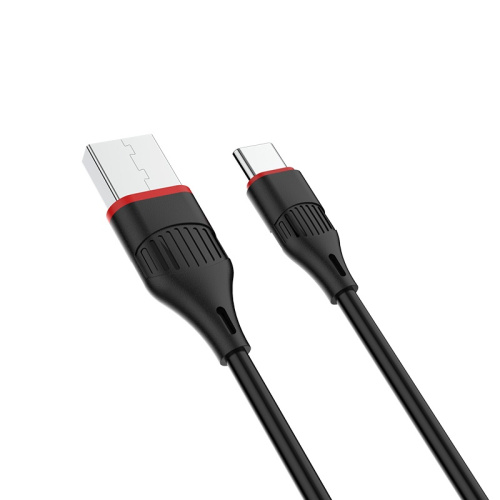 USB to Type C "BOROFONE" BX17 1M (Цвет: черный)  фото 6